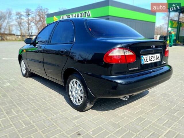 Черный Дэу Ланос, объемом двигателя 1.5 л и пробегом 163 тыс. км за 3150 $, фото 11 на Automoto.ua