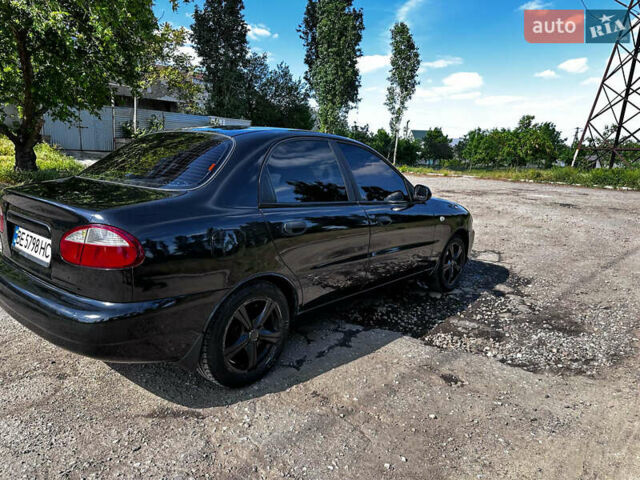 Черный Дэу Ланос, объемом двигателя 1.5 л и пробегом 220 тыс. км за 3100 $, фото 5 на Automoto.ua