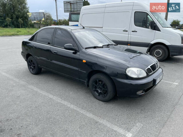 Черный Дэу Ланос, объемом двигателя 1.5 л и пробегом 350 тыс. км за 2150 $, фото 3 на Automoto.ua
