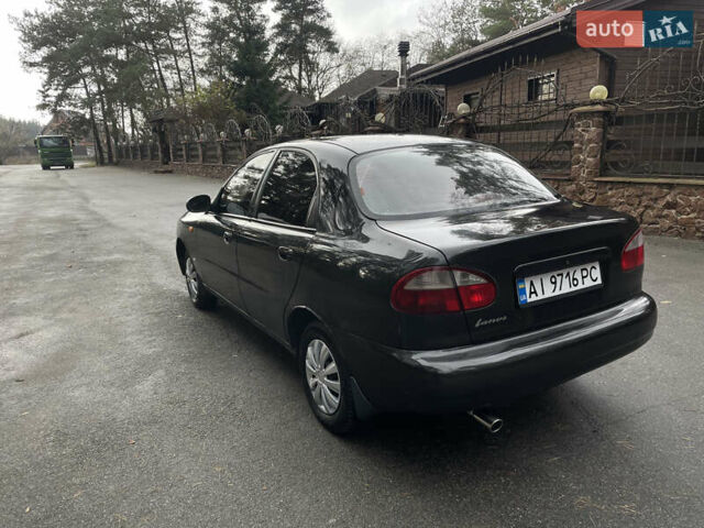 Черный Дэу Ланос, объемом двигателя 1.5 л и пробегом 198 тыс. км за 2199 $, фото 6 на Automoto.ua