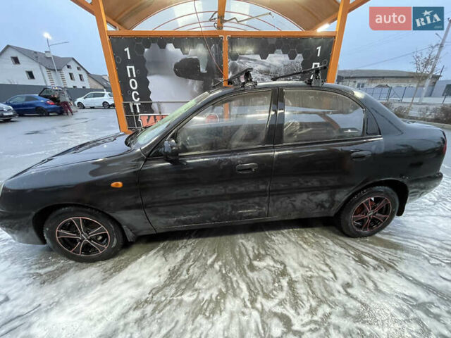 Черный Дэу Ланос, объемом двигателя 1.5 л и пробегом 145 тыс. км за 1799 $, фото 3 на Automoto.ua