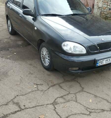 Черный Дэу Ланос, объемом двигателя 1.5 л и пробегом 244 тыс. км за 1650 $, фото 5 на Automoto.ua