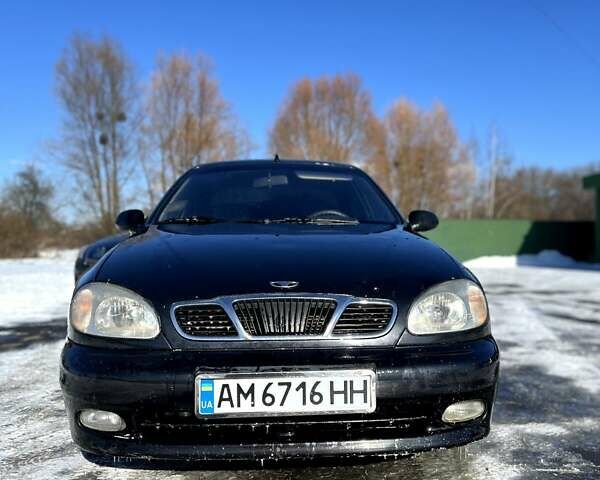 Чорний Деу Ланос, об'ємом двигуна 1.5 л та пробігом 312 тис. км за 1340 $, фото 1 на Automoto.ua
