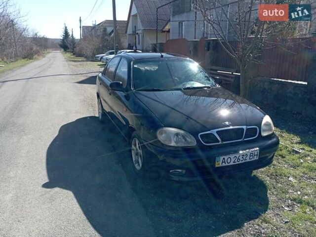 Черный Дэу Ланос, объемом двигателя 1.5 л и пробегом 250 тыс. км за 1750 $, фото 5 на Automoto.ua