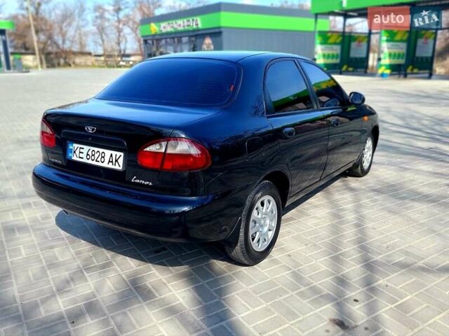 Черный Дэу Ланос, объемом двигателя 1.5 л и пробегом 163 тыс. км за 3150 $, фото 2 на Automoto.ua