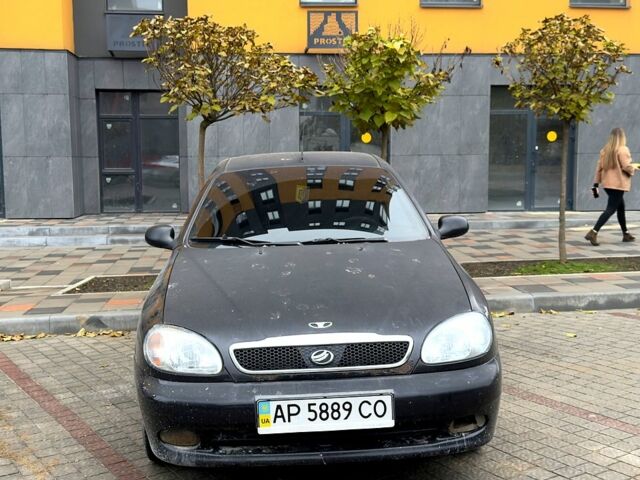 Черный Дэу Ланос, объемом двигателя 1.5 л и пробегом 0 тыс. км за 1100 $, фото 1 на Automoto.ua