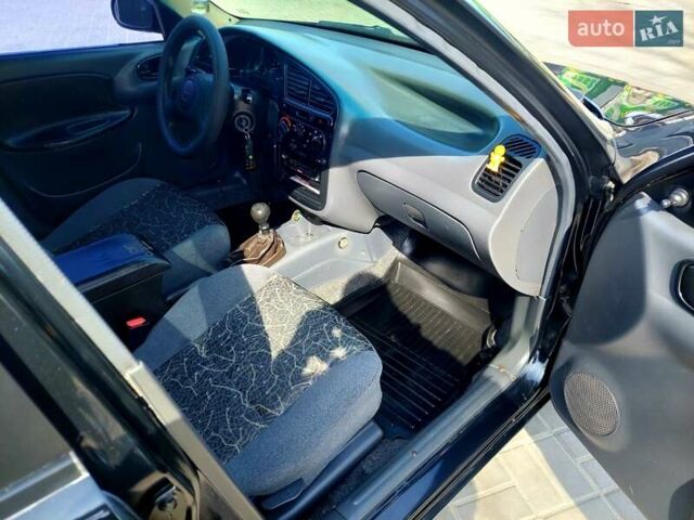Черный Дэу Ланос, объемом двигателя 1.5 л и пробегом 163 тыс. км за 3150 $, фото 16 на Automoto.ua