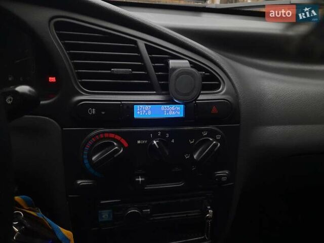 Черный Дэу Ланос, объемом двигателя 1.5 л и пробегом 208 тыс. км за 3000 $, фото 13 на Automoto.ua