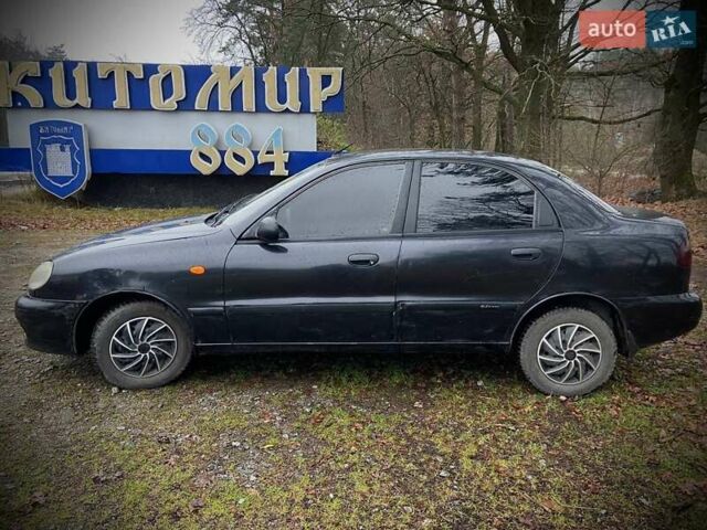 Черный Дэу Ланос, объемом двигателя 0 л и пробегом 201 тыс. км за 1500 $, фото 7 на Automoto.ua