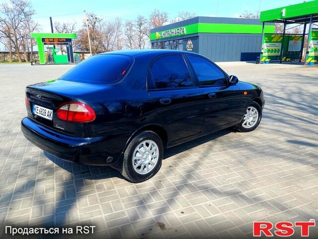 Черный Дэу Ланос, объемом двигателя 1.5 л и пробегом 163 тыс. км за 3150 $, фото 1 на Automoto.ua