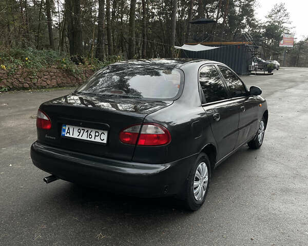 Черный Дэу Ланос, объемом двигателя 1.5 л и пробегом 198 тыс. км за 2199 $, фото 4 на Automoto.ua