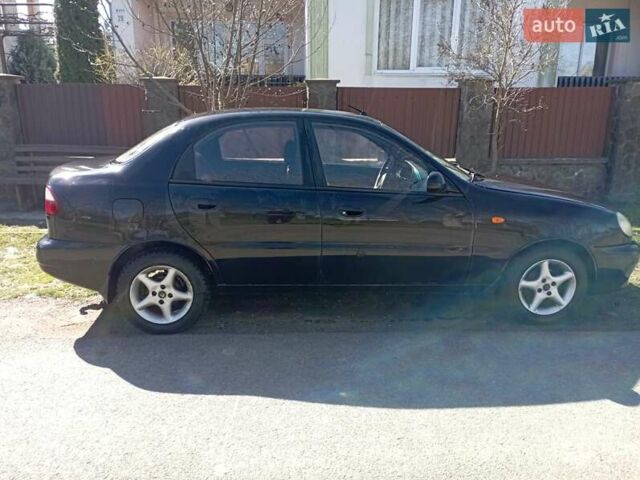 Черный Дэу Ланос, объемом двигателя 1.5 л и пробегом 250 тыс. км за 1750 $, фото 4 на Automoto.ua