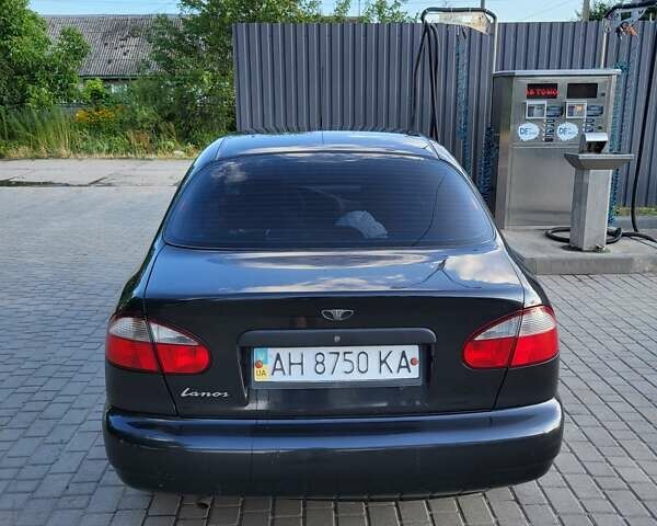 Черный Дэу Ланос, объемом двигателя 1.5 л и пробегом 215 тыс. км за 2900 $, фото 4 на Automoto.ua