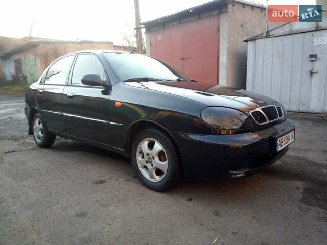 Черный Дэу Ланос, объемом двигателя 1.5 л и пробегом 231 тыс. км за 1999 $, фото 1 на Automoto.ua