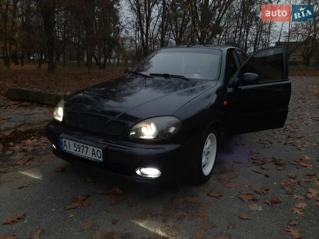 Черный Дэу Ланос, объемом двигателя 1.5 л и пробегом 208 тыс. км за 3000 $, фото 9 на Automoto.ua