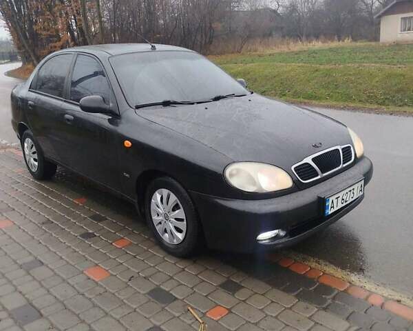 Черный Дэу Ланос, объемом двигателя 1.5 л и пробегом 200 тыс. км за 2150 $, фото 2 на Automoto.ua