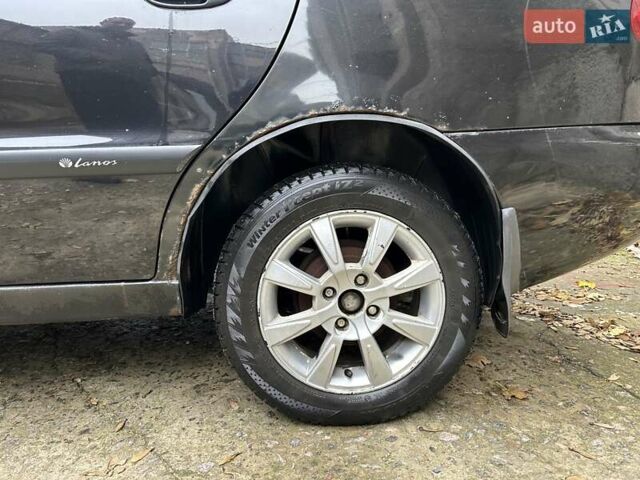 Чорний Деу Ланос, об'ємом двигуна 1.5 л та пробігом 222 тис. км за 1800 $, фото 15 на Automoto.ua