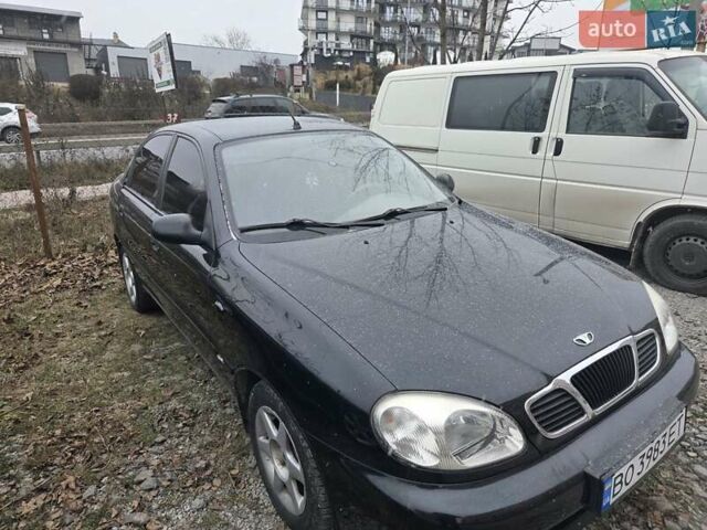 Черный Дэу Ланос, объемом двигателя 1.6 л и пробегом 78 тыс. км за 2900 $, фото 7 на Automoto.ua