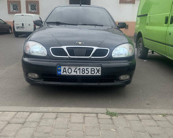 Черный Дэу Ланос, объемом двигателя 1.5 л и пробегом 179 тыс. км за 2300 $, фото 1 на Automoto.ua