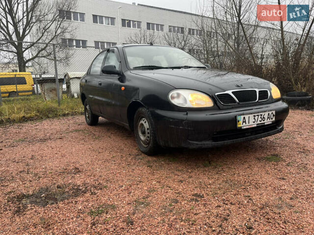 Черный Дэу Ланос, объемом двигателя 1.5 л и пробегом 296 тыс. км за 1000 $, фото 5 на Automoto.ua