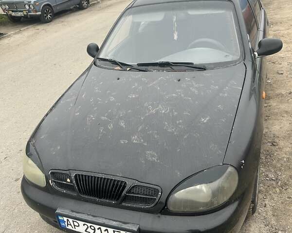 Черный Дэу Ланос, объемом двигателя 1.5 л и пробегом 225 тыс. км за 1200 $, фото 2 на Automoto.ua
