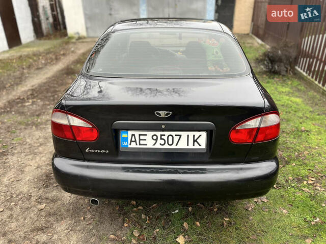 Черный Дэу Ланос, объемом двигателя 1.5 л и пробегом 140 тыс. км за 2500 $, фото 4 на Automoto.ua