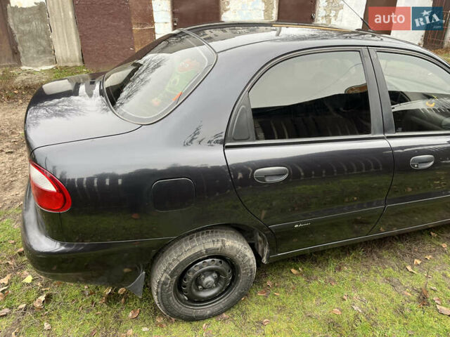 Черный Дэу Ланос, объемом двигателя 1.5 л и пробегом 140 тыс. км за 2500 $, фото 6 на Automoto.ua