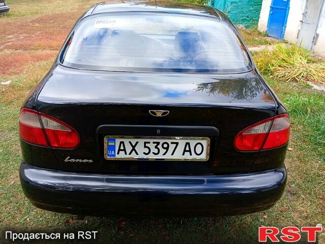 Черный Дэу Ланос, объемом двигателя 1.5 л и пробегом 337 тыс. км за 3000 $, фото 4 на Automoto.ua