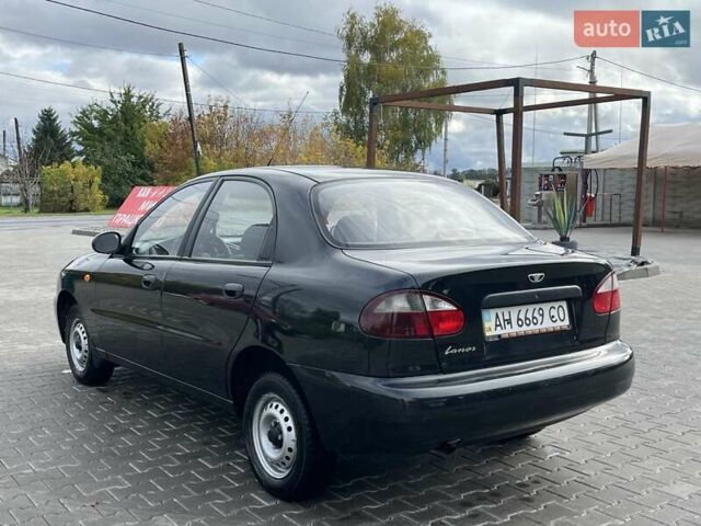 Черный Дэу Ланос, объемом двигателя 1.5 л и пробегом 105 тыс. км за 2450 $, фото 5 на Automoto.ua