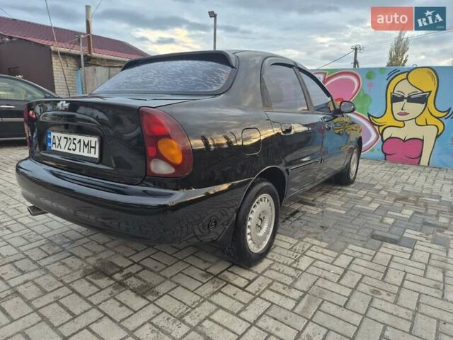 Деу Ланос 2007 у Новомосковске на Automoto.ua Чорний Деу Ланос, об'ємом двигуна 1.5 л та пробігом 252 тис. км за 2500 $, фото 4 на Automoto.ua