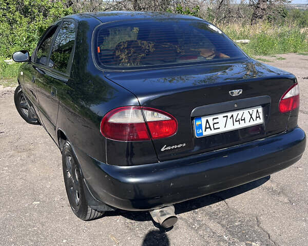 Черный Дэу Ланос, объемом двигателя 1.5 л и пробегом 178 тыс. км за 2600 $, фото 5 на Automoto.ua