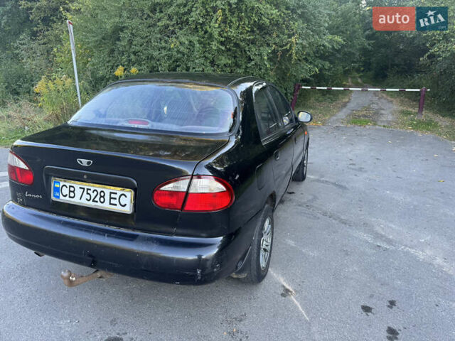 Чорний Деу Ланос, об'ємом двигуна 1.5 л та пробігом 200 тис. км за 1350 $, фото 4 на Automoto.ua