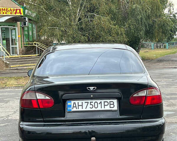 Дэу Ланос 2007 в Краматорске на Automoto.ua Черный Дэу Ланос, объемом двигателя 1.5 л и пробегом 150 тыс. км за 2100 $, фото 3 на Automoto.ua