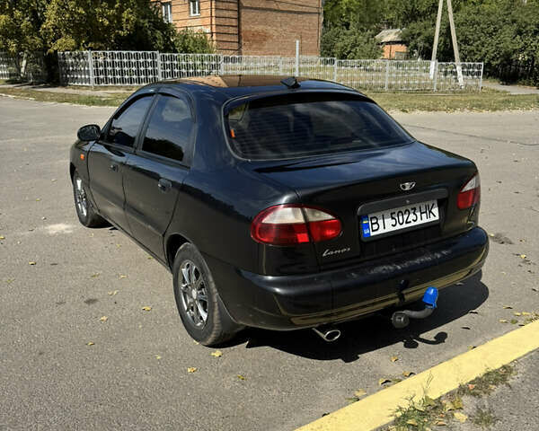 Черный Дэу Ланос, объемом двигателя 1.5 л и пробегом 175 тыс. км за 2800 $, фото 4 на Automoto.ua