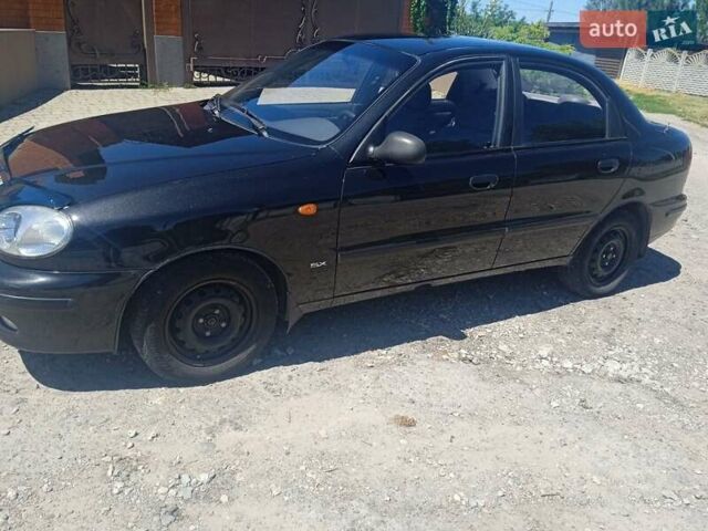 Черный Дэу Ланос, объемом двигателя 1.5 л и пробегом 102 тыс. км за 2999 $, фото 1 на Automoto.ua