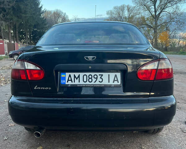 Деу Ланос 2007 у Черняхове на Automoto.ua Чорний Деу Ланос, об'ємом двигуна 1.5 л та пробігом 113 тис. км за 2700 $, фото 2 на Automoto.ua