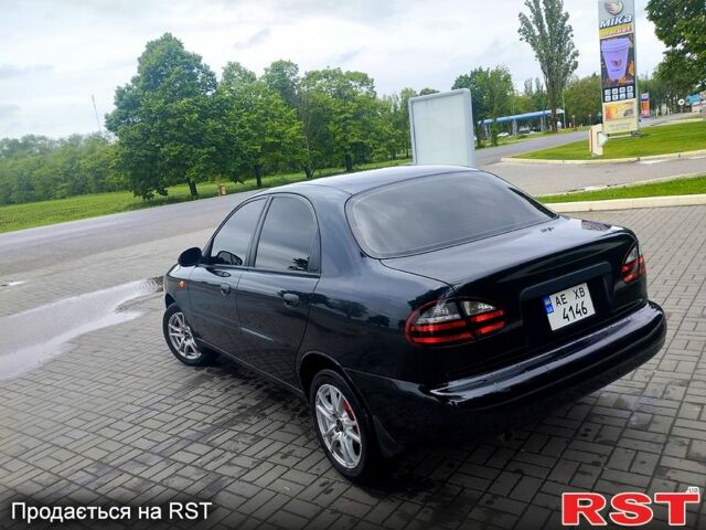 Черный Дэу Ланос, объемом двигателя 1.6 л и пробегом 249 тыс. км за 3500 $, фото 1 на Automoto.ua