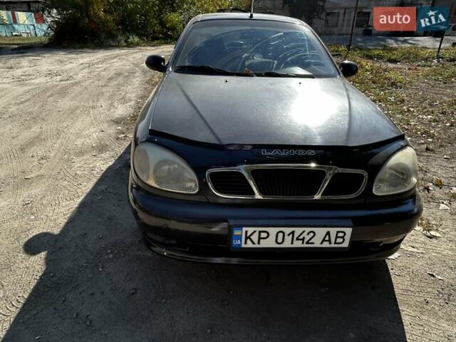 Черный Дэу Ланос, объемом двигателя 1.6 л и пробегом 154 тыс. км за 3500 $, фото 3 на Automoto.ua