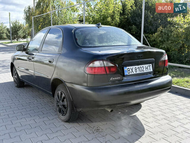 Черный Дэу Ланос, объемом двигателя 1.5 л и пробегом 190 тыс. км за 1550 $, фото 5 на Automoto.ua