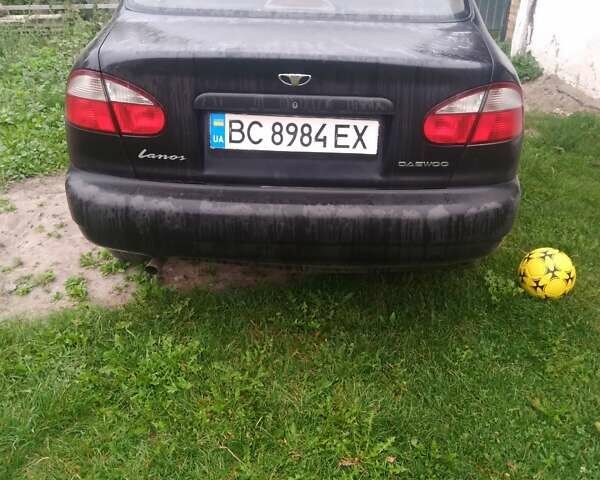 Черный Дэу Ланос, объемом двигателя 1.5 л и пробегом 235 тыс. км за 1300 $, фото 11 на Automoto.ua