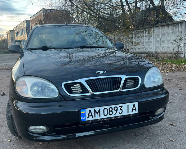Деу Ланос 2007 у Черняхове на Automoto.ua Чорний Деу Ланос, об'ємом двигуна 1.5 л та пробігом 113 тис. км за 2700 $, фото 5 на Automoto.ua