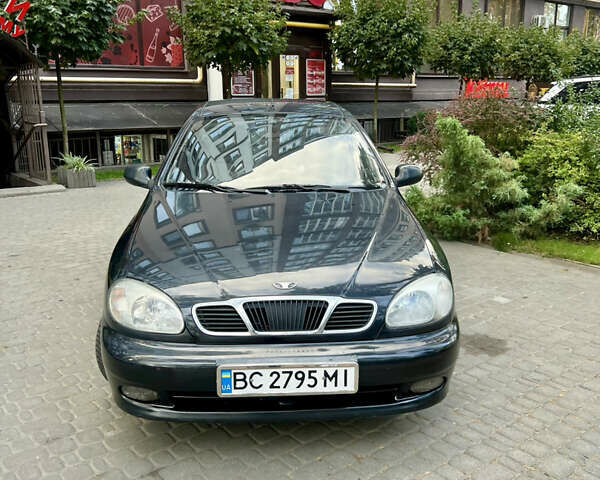 Черный Дэу Ланос, объемом двигателя 1.5 л и пробегом 197 тыс. км за 2400 $, фото 2 на Automoto.ua