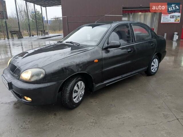 Черный Дэу Ланос, объемом двигателя 1.5 л и пробегом 210 тыс. км за 1600 $, фото 2 на Automoto.ua