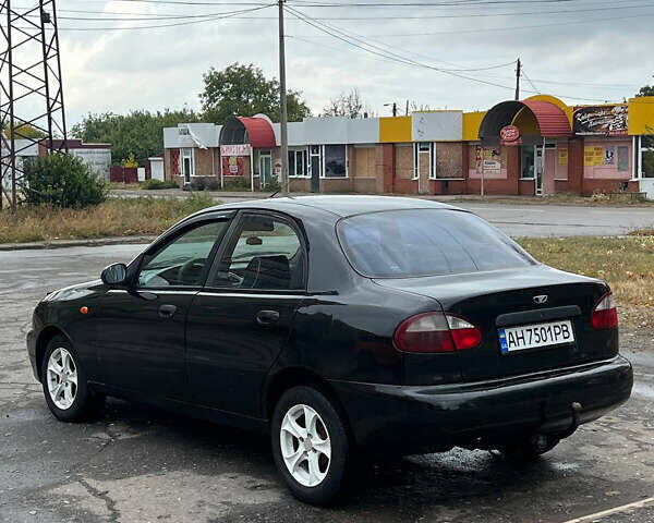 Дэу Ланос 2007 в Краматорске на Automoto.ua Черный Дэу Ланос, объемом двигателя 1.5 л и пробегом 150 тыс. км за 2100 $, фото 4 на Automoto.ua