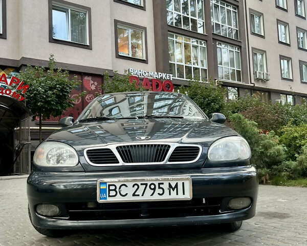 Черный Дэу Ланос, объемом двигателя 1.5 л и пробегом 197 тыс. км за 2400 $, фото 3 на Automoto.ua