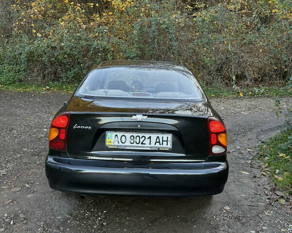 Черный Дэу Ланос, объемом двигателя 1.5 л и пробегом 300 тыс. км за 1700 $, фото 4 на Automoto.ua