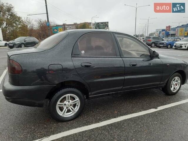 Дэу Ланос 2007 в Днепре (Днепропетровске) на Automoto.ua Черный Дэу Ланос, объемом двигателя 1.5 л и пробегом 205 тыс. км за 2100 $, фото 2 на Automoto.ua
