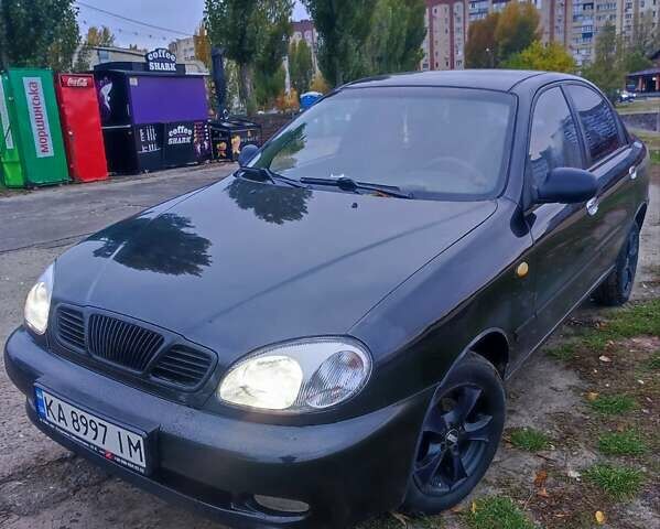 Черный Дэу Ланос, объемом двигателя 1.5 л и пробегом 289 тыс. км за 1700 $, фото 6 на Automoto.ua
