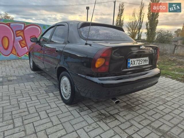 Деу Ланос 2007 у Новомосковске на Automoto.ua Чорний Деу Ланос, об'ємом двигуна 1.5 л та пробігом 252 тис. км за 2500 $, фото 5 на Automoto.ua