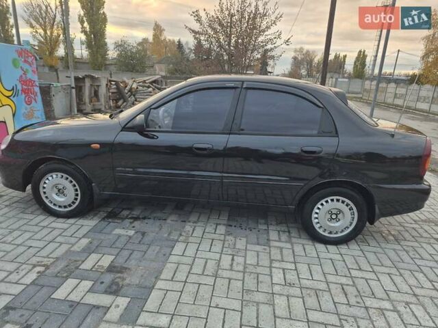 Деу Ланос 2007 у Новомосковске на Automoto.ua Чорний Деу Ланос, об'ємом двигуна 1.5 л та пробігом 252 тис. км за 2500 $, фото 6 на Automoto.ua